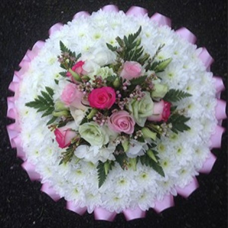 White & pink Posy Pad