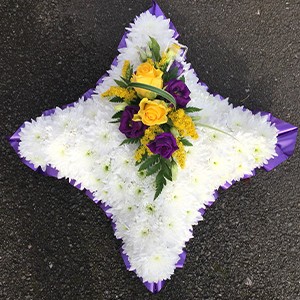 Purple & Yellow Pillow